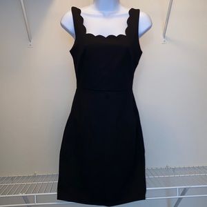 Black midi dress